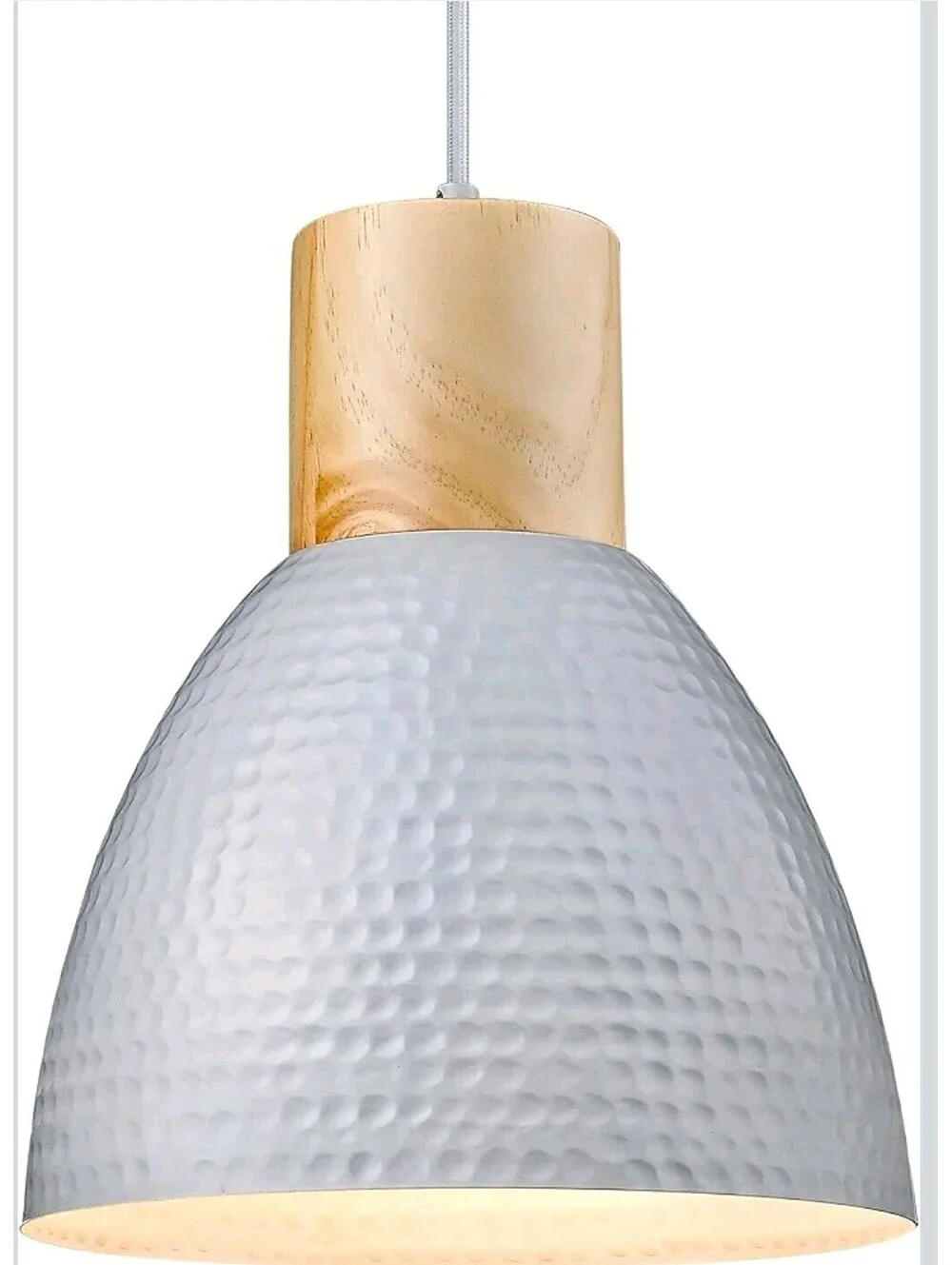 Elyona UP3011-GRY Pendant Light Gray Hanging Ceiling Light New Open Box